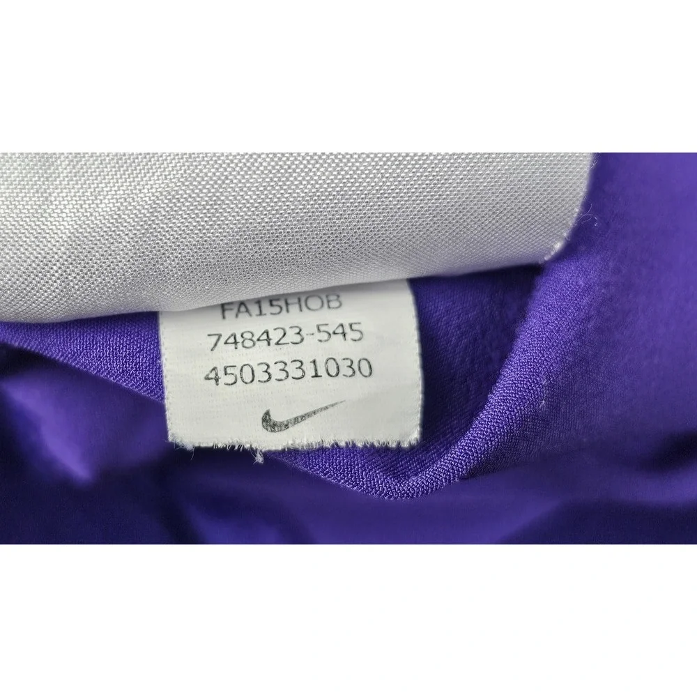 Minnesota Vikings Shorts Mens XL Purple NFL Football Nike Dri Fit On Field Sport